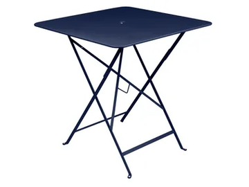 FERMOB - BISTRO+ DEEP BLUE - Folding square steel table by In Stock - view 2